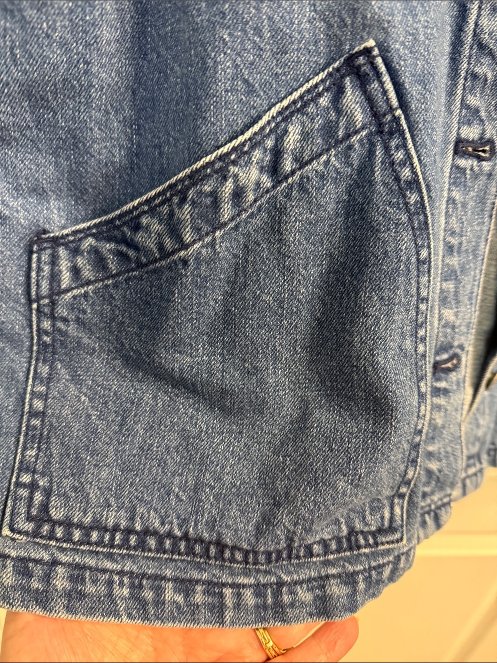 Preppy J. Crew Classic Indigo Swing Denim Jacket - Picture 5 of 8